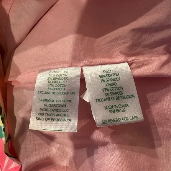 Lilly Pulitzer Mila Stretch Cotton Shift Dress in Via Amore Spritzer - Picture 11 of 13